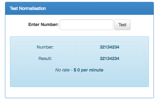 Asternic Normalisation Test